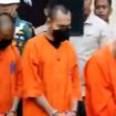 Tiga oknum anggota TNI AL tersangka kasus penembakan bos rental mobil. Dua dari 3 tersangka diancam hukuman mati. (Indonesiawatch.id/Screenshot Metrotv)