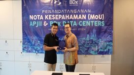 Ketum APJII Muhammad Arif dan CEO BDx Indonesia Agus Wijaya (Doc. BDx Indonesia)