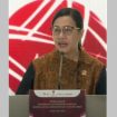 Sri Mulyani dalam acara pembukaan perdagangan BEI tahun 2025, Kamis (2/1/2025)