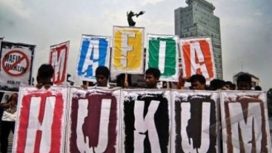Ilustrasi mafia hukum.