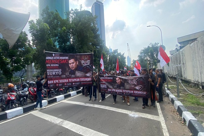 Aktivis Dorong KPK Usut Tuntas Dugaan Korupsi Muhammad Suryo.