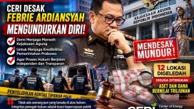 Jampidsus Febrie Diminta Mundur (Sumber: Center of Energy and Resources Indonesia/ CERI)