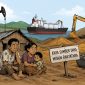Ilustrasi kemiskinan di Aceh di tengah kekayaan Sumber Daya Alam (Sumber: Pembuatan gambar ilustrasi didukung AI).