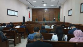 Suasana sidang praperadilan Nomor 13/Pid.Pra/2026/PN.Jkt.Utr yang diajukan atas nama Gabriel Lumbantoruan (Ist.)
