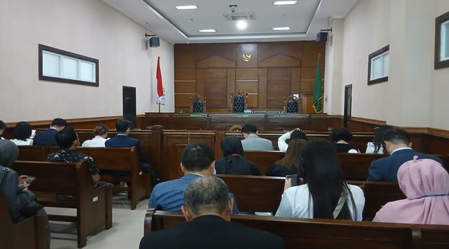 Suasana sidang praperadilan Nomor 13/Pid.Pra/2026/PN.Jkt.Utr yang diajukan atas nama Gabriel Lumbantoruan (Ist.)